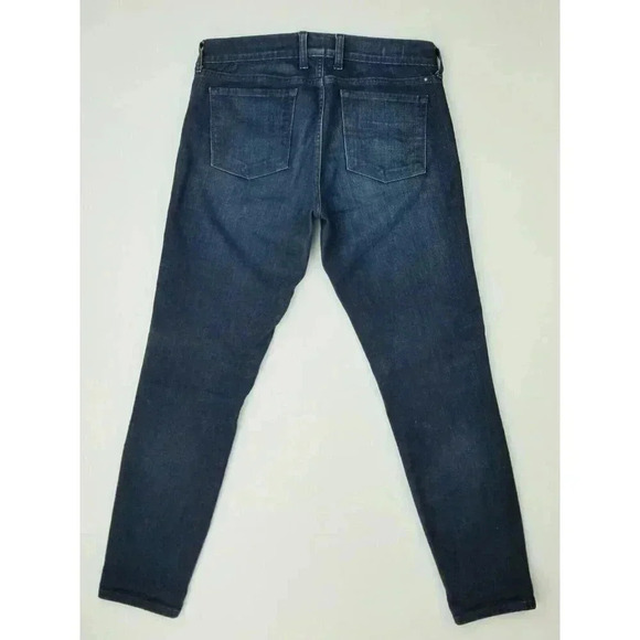 Lucky Brand 28X28 Women's Charlie Pencil Capri Size 6/28 Indigo Blue Denim Jeans - Picture 1 of 13